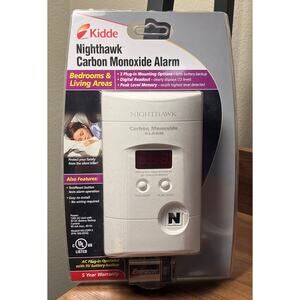 Kidde Nighthawk Carbon Monoxide Alarm KN-COPP-3 Plug In w/ Battery Backup NEW